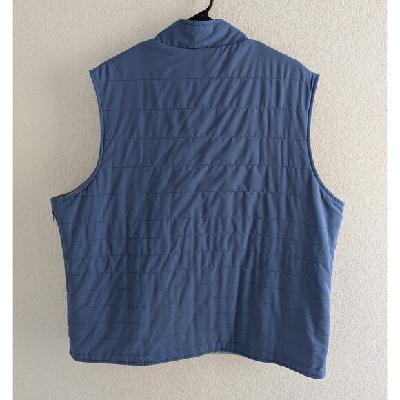 Peter Millar Spring Soft Reversible Vest Men's Size 2XL Ocean Blue & Grey - Picture 6 of 9